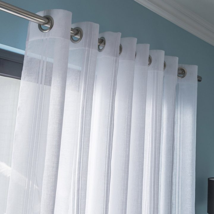 Voilage Tamisant Grande Largeur, Diamant, Blanc, L.290 X H avec Rideaux Voilages Leroy Merlin