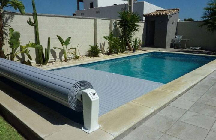 Volet Automatique Roulant Hors Sol Neo By Eca intérieur Rideau De Piscine Immergé