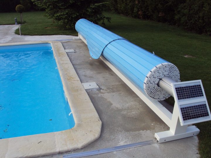 Volet De Piscine Mobile, Protection De Piscine Amovible tout Rideau Piscine Immergé
