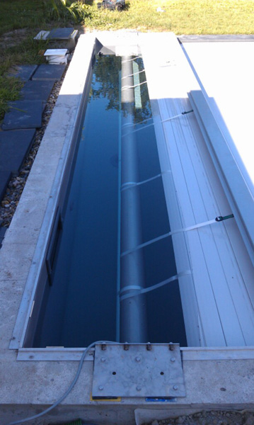 Volet Piscine Immergé 5 X 12 Mètres – Archimede Volet Piscine encequiconcerne Rideau Piscine Immergé