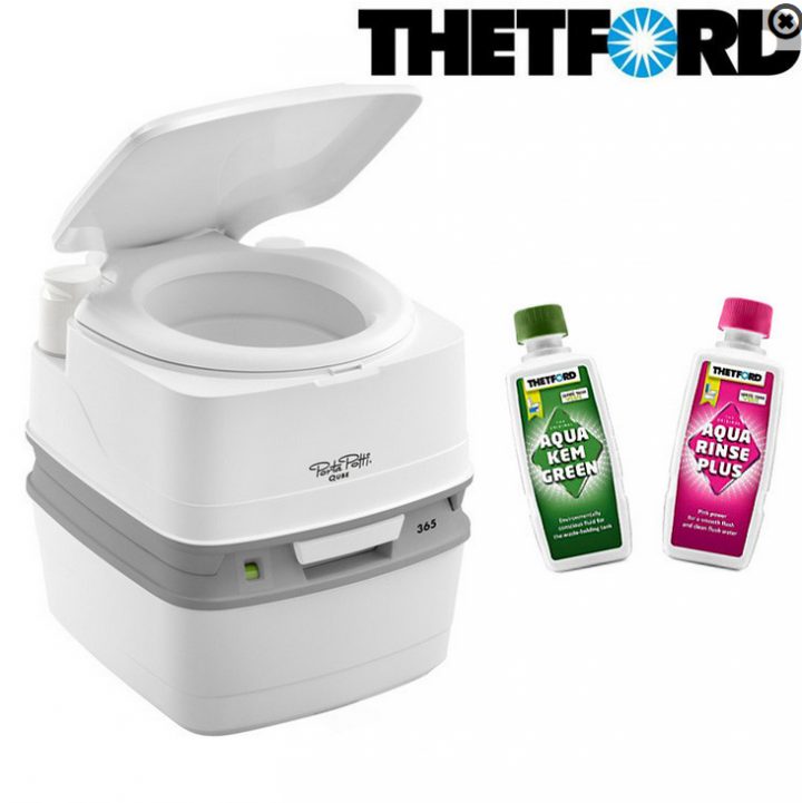 Wc Chimique Porta Potti Qube 365 Thetford encequiconcerne Toilettes Chimiques