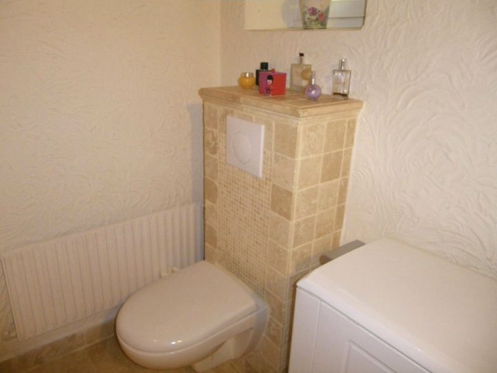 Wc Poser Opus Avec Wc Abattant Et Lave Mains Toilette pour Wc Turc Douche