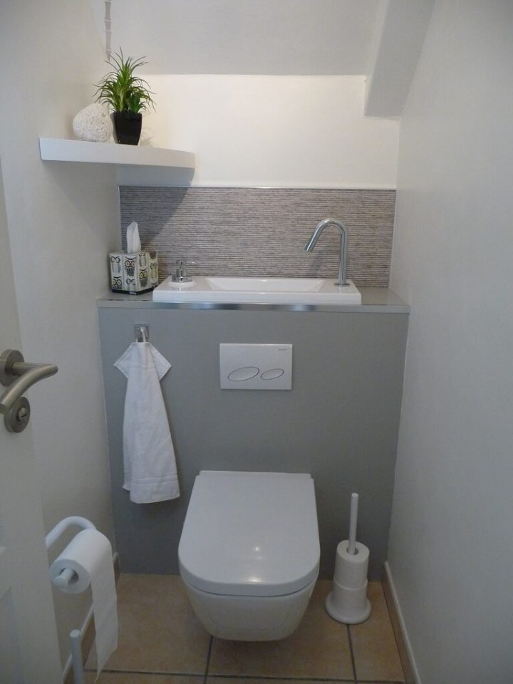 Wc Suspendu Avec Vasque – Galerie | Wici Bati dedans Lavabo Toilette Integre