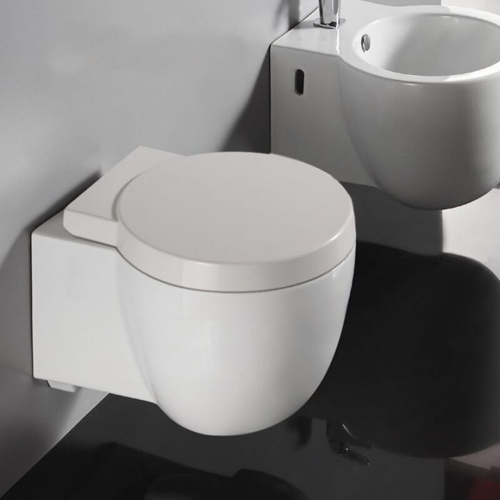 Wc Suspendu Céramique Blanc Avec Abattant – Cuvette Toilette avec Norme Toilette Wc Suspendu Céramique Blanc Avec Abattant – Cuvette Toilette avec Norme Toilette