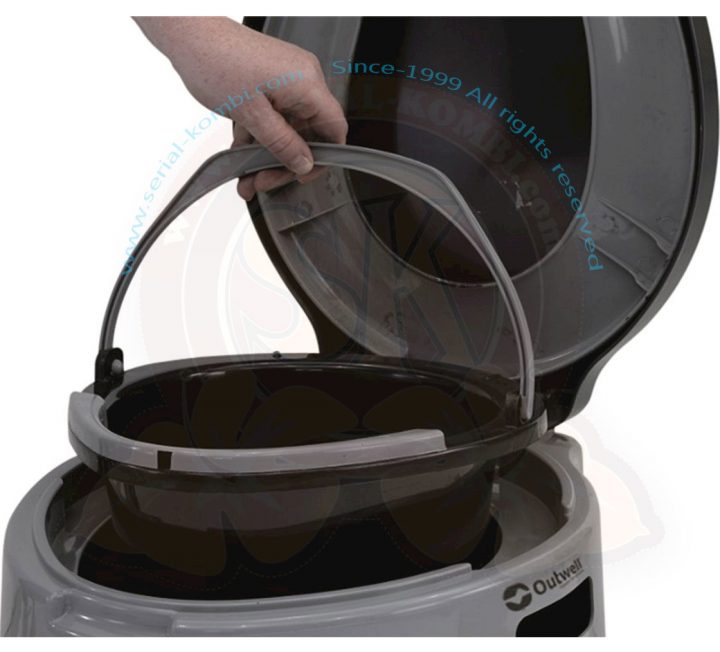 Wc Toilette De Camping Portable En Plastique Avec Seau De pour Toilette Seche Camping Car