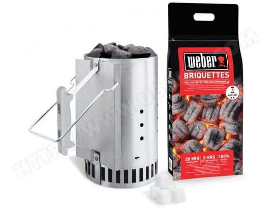 Weber 17631 Kit Cheminée D'Allumage Pas Cher – Accessoire avec Cheminée D Allumage Barbecue