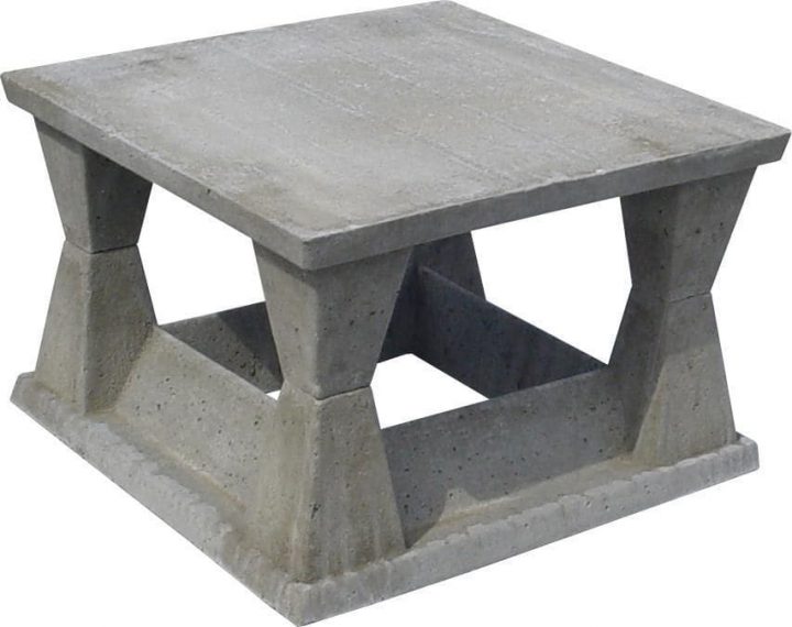 Weser – Aspirateur Pour Conduit 30X30 Cm – 54X54X36 Cm avec Chapeau Cheminée Béton