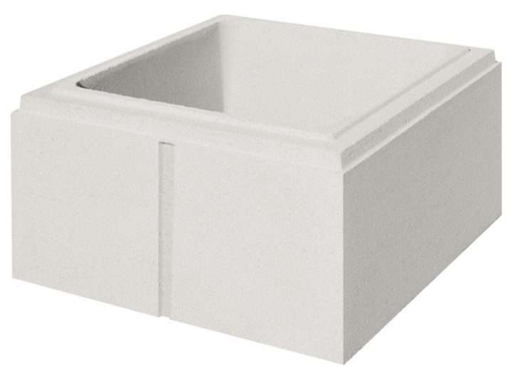 Weser – Boisseau De Pilier Lisse Déco – Blanc Cassé tout Chapeau De Cheminée Béton Point P