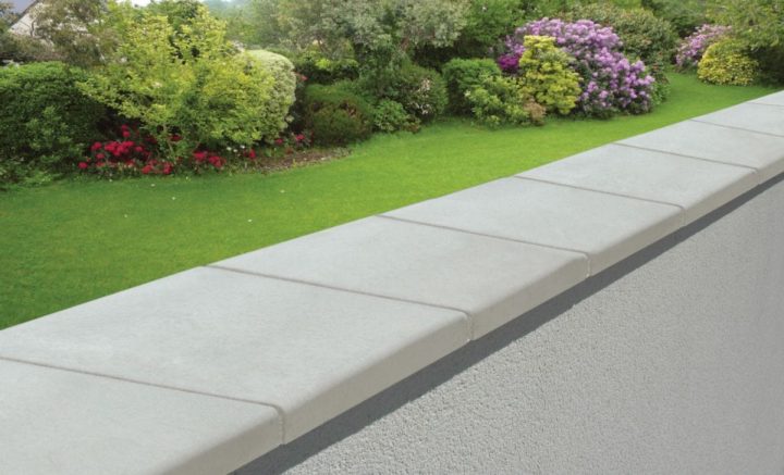 Weser – Chaperon Plat – Béton Blanc Classé – 49X28 Cm – Ép dedans Chapeau De Cheminée Béton Point P