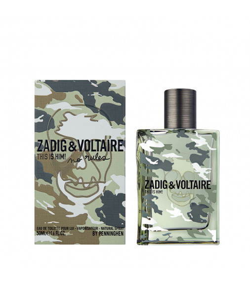 Zadig&Voltaire This Is Him!No Rules Eau De Toilette Spray avec Eau De Toilette Zadig Et Voltaire Zadig&Voltaire This Is Him!No Rules Eau De Toilette Spray avec Eau De Toilette Zadig Et Voltaire