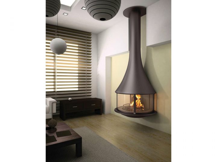 Zelia 908 Cheminée Murale By Jc Bordelet Industries Design tout Cheminée Bordelet