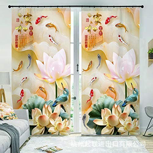 Zhas Curtains_Boutique Rideaux De Sculpture En Jade 3D avec Rideaux Photo Impression Zhas Curtains_Boutique Rideaux De Sculpture En Jade 3D avec Rideaux Photo Impression