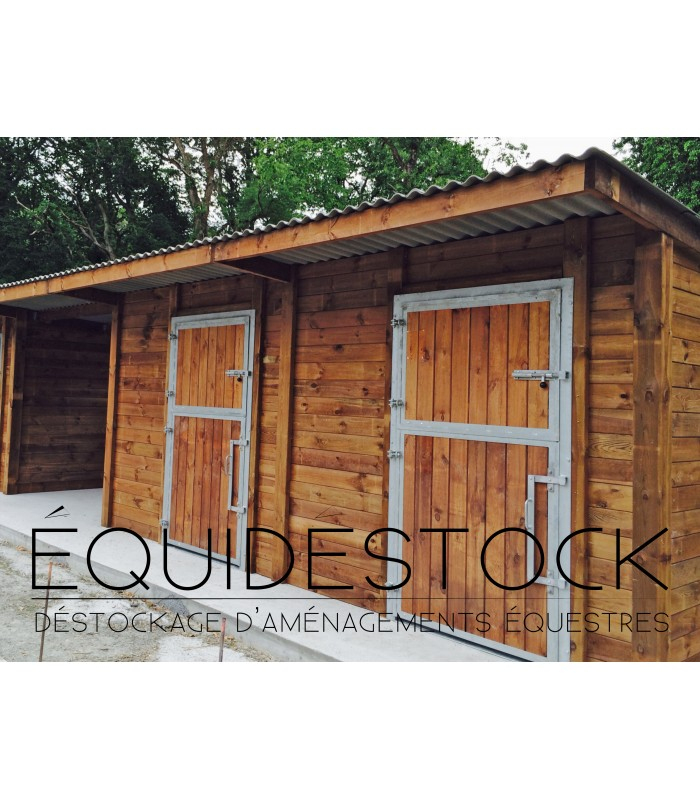 1 Abri + 2 Boxes Monopente – Equidestock tout Abri Monopente 1 Abri + 2 Boxes Monopente – Equidestock tout Abri Monopente