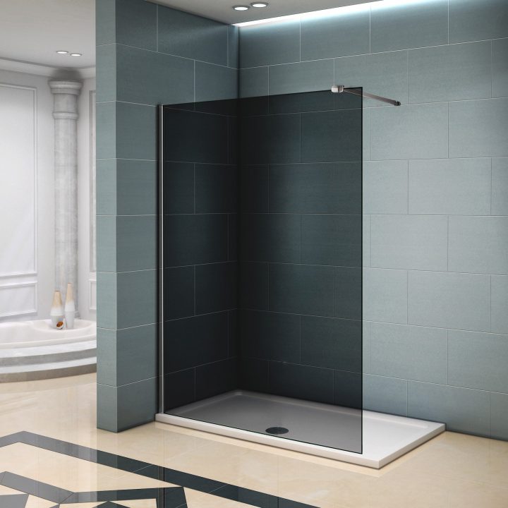 100 X 200Cm Paroi De Douche Grise, Pare-Douche Foncée intérieur Hauteur Mitigeur Douche A L'Italienne 100 X 200Cm Paroi De Douche Grise, Pare-Douche Foncée intérieur Hauteur Mitigeur Douche A L'Italienne