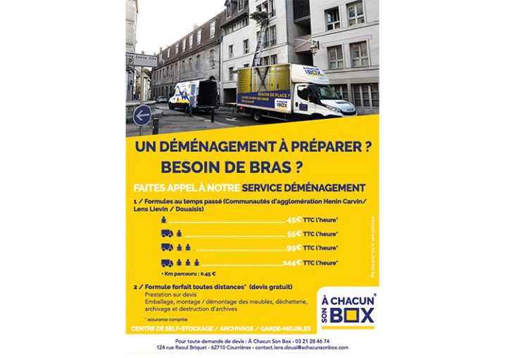 A Chacun Son Box : Self Stockage Lens – Douai (Courrières concernant A Chacun Son Box Rouen