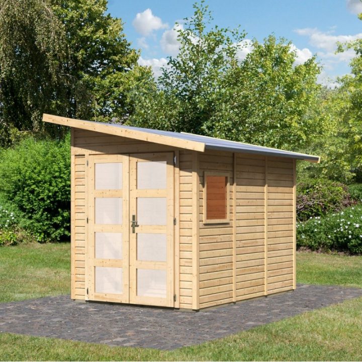 Abri De Jardin Adossé En Bois Massif 19Mm 4,85M² Teplitz 3 encequiconcerne Abri De Jardin Lima