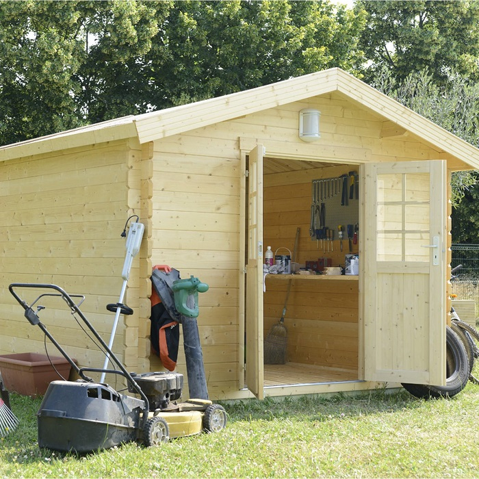 Abri De Jardin Bois Ismo 7.12 M² – Abri De Jardin Leroy intérieur Montage Abri De Jardin Bois Leroy Merlin