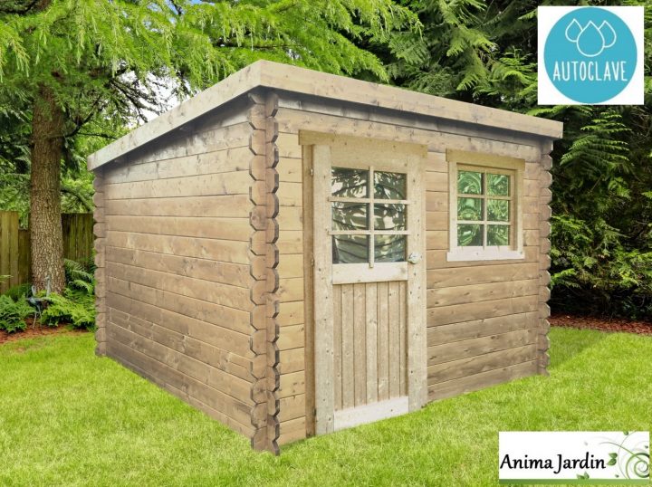 Abri De Jardin En Bois Autoclave 28Mm, Nevers, 5M², 1 serapportantà Abri De Jardin Adossable 20M2 Abri De Jardin En Bois Autoclave 28Mm, Nevers, 5M², 1 serapportantà Abri De Jardin Adossable 20M2