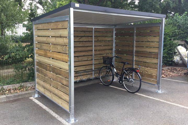 Abri Vélo / Moto, Abri Toit Plat Pente Arrière Série Ab avec Abris Moto Abri Vélo / Moto, Abri Toit Plat Pente Arrière Série Ab avec Abris Moto