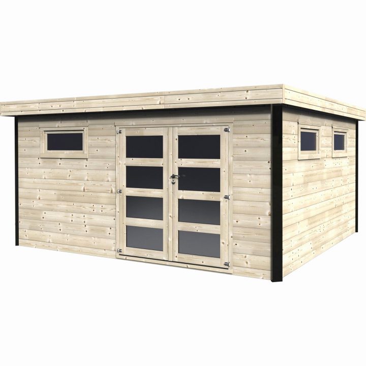 Abris De Jardin Bois Ep 34 Mm Nouveau Abri De Jardin Metal avec Abri De Jardin Bois 12M2 Ép.34 Mm