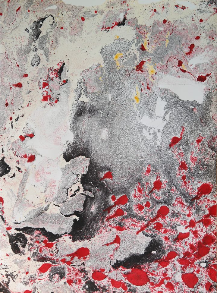 Andrée Agostinucci – Peinture Abstraite concernant Chemin De Vie 33/6