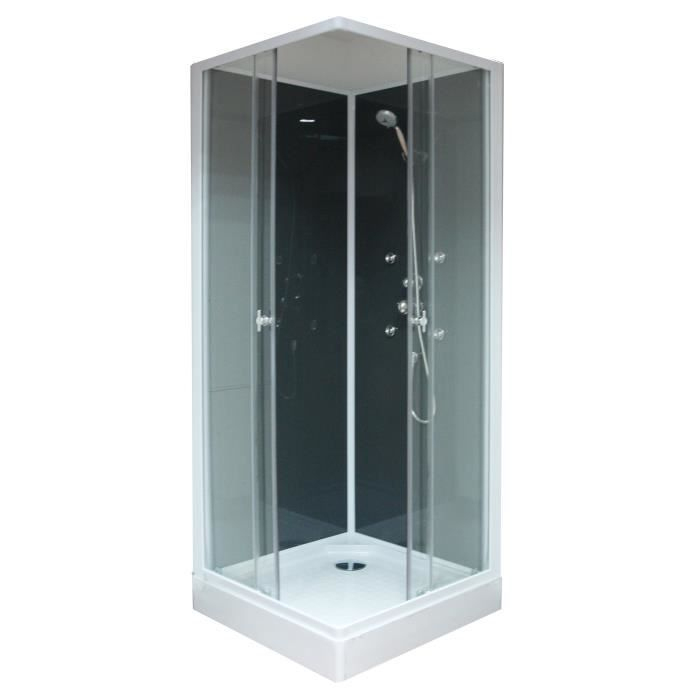 Aqua+ Cabine De Douche Hydromassante Thia 80X80 Cm – Achat à Cabine De Douche Study 80X80