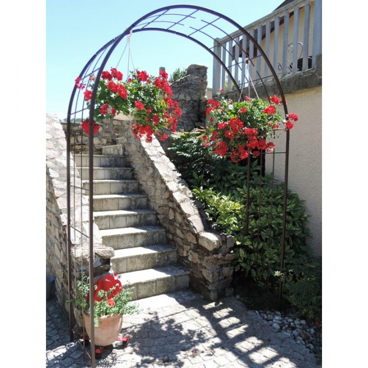 Arche De Jardin Décor Treillage Par Louis Moulin avec Arche De Jardin En Fer Castorama