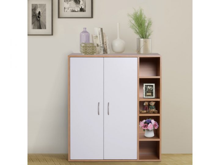 Armoire À Chaussures Meuble Chaussures Multi-Rangements concernant Conforama Armoire Chaussures