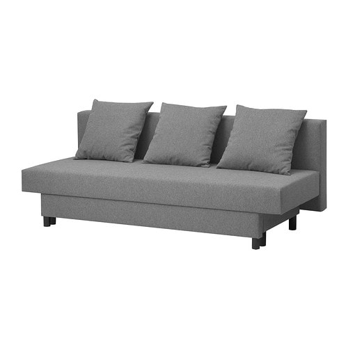 Asarum Three-Seat Sofa-Bed – Grey – Ikea dedans Gralviken Ikea Video