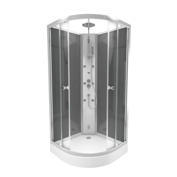 Aurlane – Cabine De Douche 1/4 De Cercle 85X85X225Cm à Cabine Pepper 2 85X85X225Cm