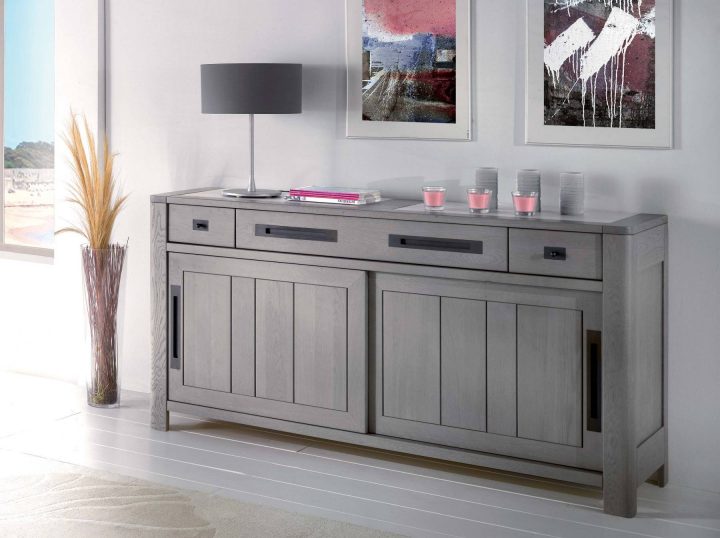 Bahut-Chene-Massif-2-Portes-Coulisssantes-Ateliers-De-Langres à Buffet Salle À Manger Contemporain Bahut-Chene-Massif-2-Portes-Coulisssantes-Ateliers-De-Langres à Buffet Salle À Manger Contemporain