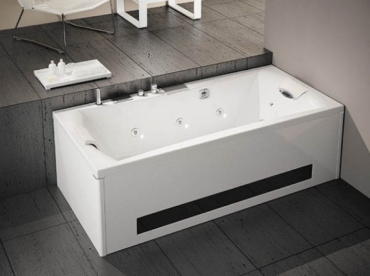 Baignoire Balnéo Pure Design 190X90 – Vitalite – Tête À Droite concernant Receveur Douche 190X90 Baignoire Balnéo Pure Design 190X90 – Vitalite – Tête À Droite concernant Receveur Douche 190X90