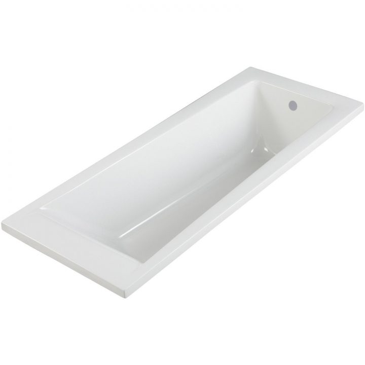 Baignoire Rectangulaire L.160X L.70 Cm Blanc, Sensea destiné Porte De Douche 60 Cm Leroy Merlin