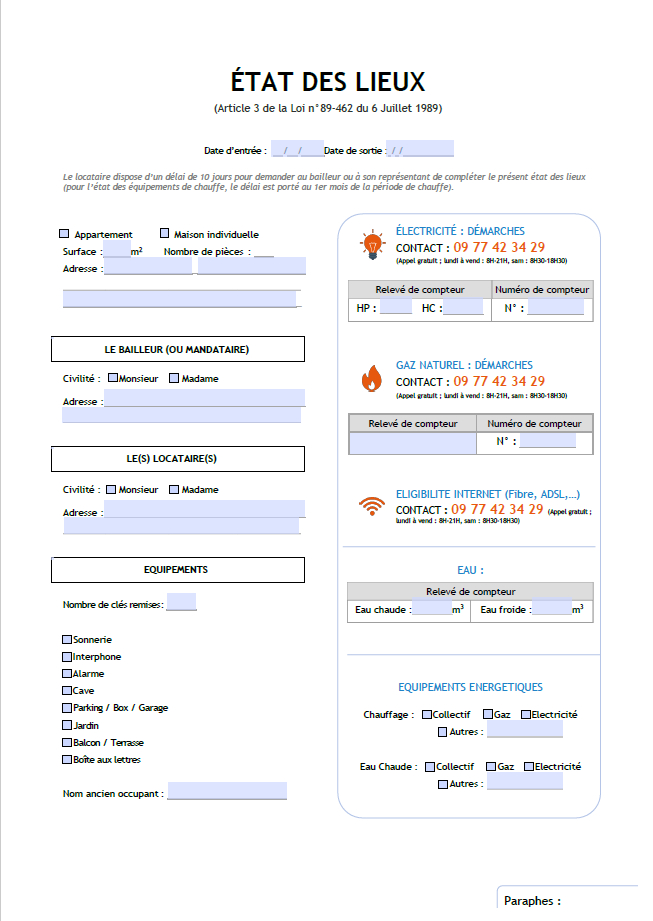 Bail De Location Meublée (2020) | Baildelocation à Bail De Location Meublé Gratuit À Imprimer 2020