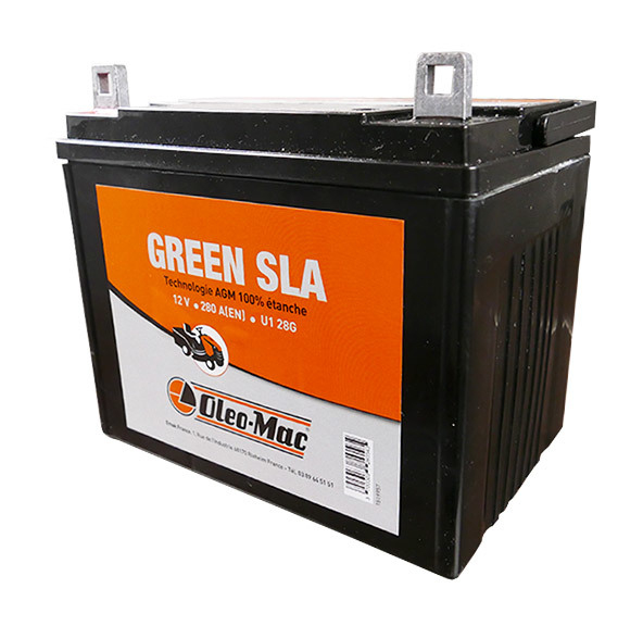 Batterie Tracteur Tondeuse 12V - 28Ah + Gauche - 1819957 destiné Batterie Tracteur Tondeuse 12V 22Ah