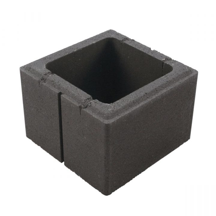 Bip – Bloc Pilier Béton Harmonie – Gris Anthracite – H. 20 tout Chapeau De Cheminée Béton 30X30 Bip – Bloc Pilier Béton Harmonie – Gris Anthracite – H. 20 tout Chapeau De Cheminée Béton 30X30