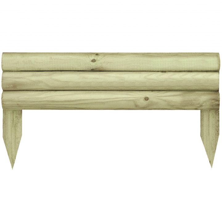 Bordure À Planter Minitraverse Bois Naturel, H.30 X L.55 encequiconcerne Leroy Merlin Bordure Bois