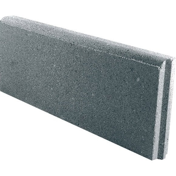 Bordure Droite Béton Gris, H.25 X L.50 Cm | Leroy Merlin à Bordure 100X20X5 Cm Grise Bordure Droite Béton Gris, H.25 X L.50 Cm | Leroy Merlin à Bordure 100X20X5 Cm Grise