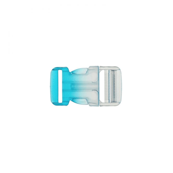 Boucle Anti-Gliss Bleu/Transparent 30 Mm Pour Sangle De avec Rideaux Plastique Transparent Pour Terrasse