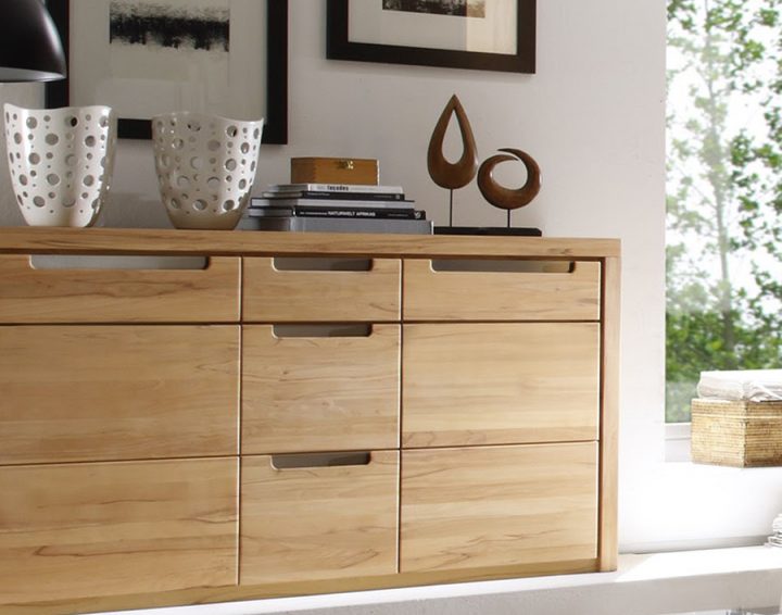 Buffet Bois Clair serapportantà Grand Bahut Salle À Manger