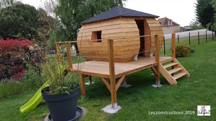 Cabane Enfant, Lit Cabane, Niche,Abri De Jardin, Dôme tout Construire Un Abri Pour Remorque