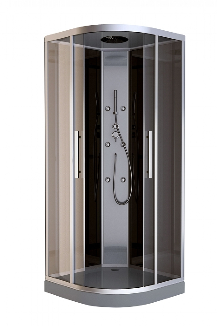 Cabine De Douche 1/4 Rond Bali 90Cm pour Cabine De Douche Intégrale 80X120 Cabine De Douche 1/4 Rond Bali 90Cm pour Cabine De Douche Intégrale 80X120