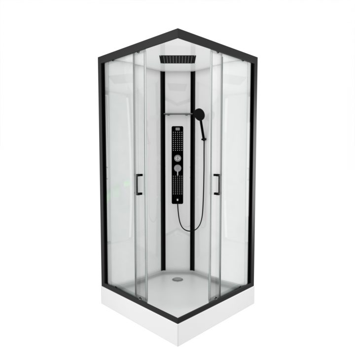 Cabine De Douche Carrée 90X90X215Cm – Factory Square 90 serapportantà Pièces Détachées Cabine De Douche Krone Cabine De Douche Carrée 90X90X215Cm – Factory Square 90 serapportantà Pièces Détachées Cabine De Douche Krone
