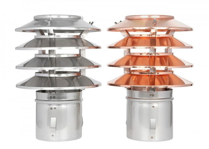 Chapeau À Lamelles Avec Manchon Sur Mesure Hubo En Cuivre dedans Chapeau De Cheminée Inox Sur Mesure Chapeau À Lamelles Avec Manchon Sur Mesure Hubo En Cuivre dedans Chapeau De Cheminée Inox Sur Mesure