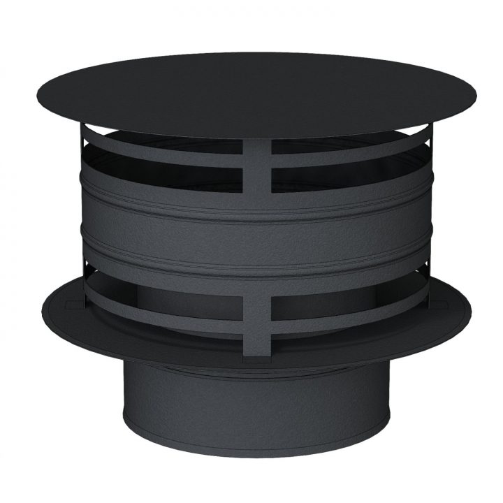 Chapeau Antipluie Avec Protection Vent – Ø150 – Dw-Eco 2.0 destiné Chapeau De Cheminée Inox Sur Mesure