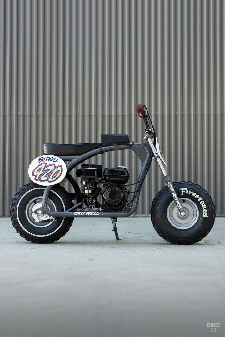 Cheap Thrills: Racing Custom Coleman Mini Bikes With Icon destiné Mini Garage Moto