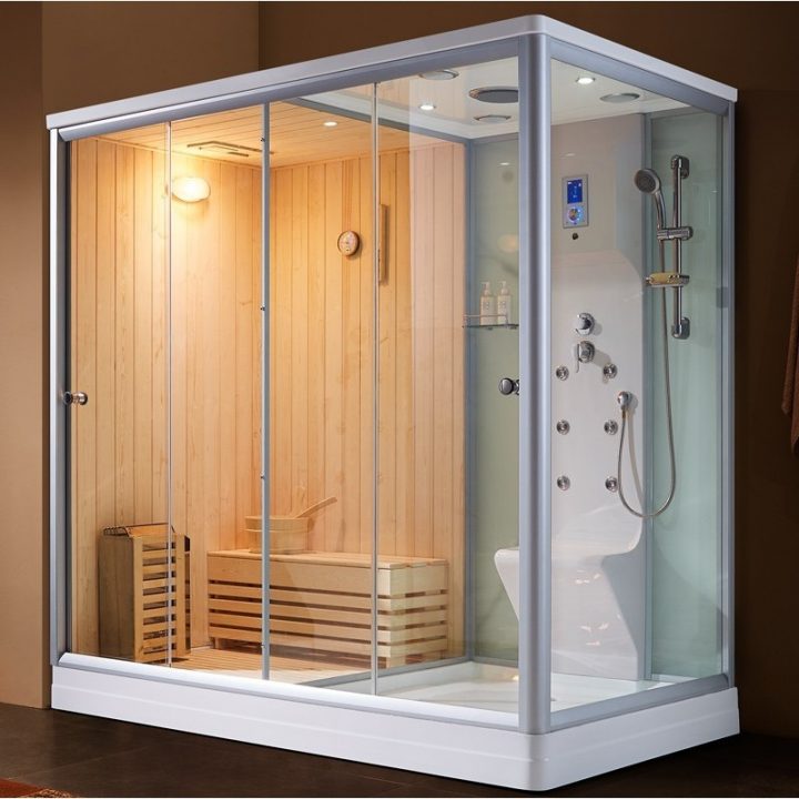 Combi Sauna Douche Hammam Boreal® Sh220G – Gauche destiné Douche Sauna Combi Sauna Douche Hammam Boreal® Sh220G – Gauche destiné Douche Sauna