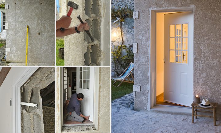 Comment Installer Une Porte Dans Un Mur Porteur En Parpaing à Comment Habiller Une Porte D'Entrée