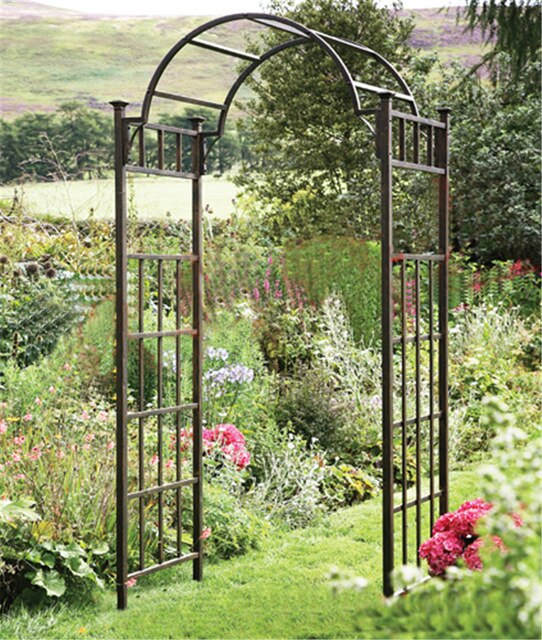 Continental Fer Arches De Jardin Porte Patio Jardin pour Arche De Jardin En Fer Castorama
