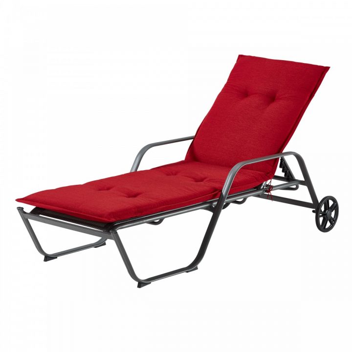 Coussin Pour Chaise Longue Murcia (Rouge) – Jysk serapportantà Coussin Chaise Extérieur Jysk